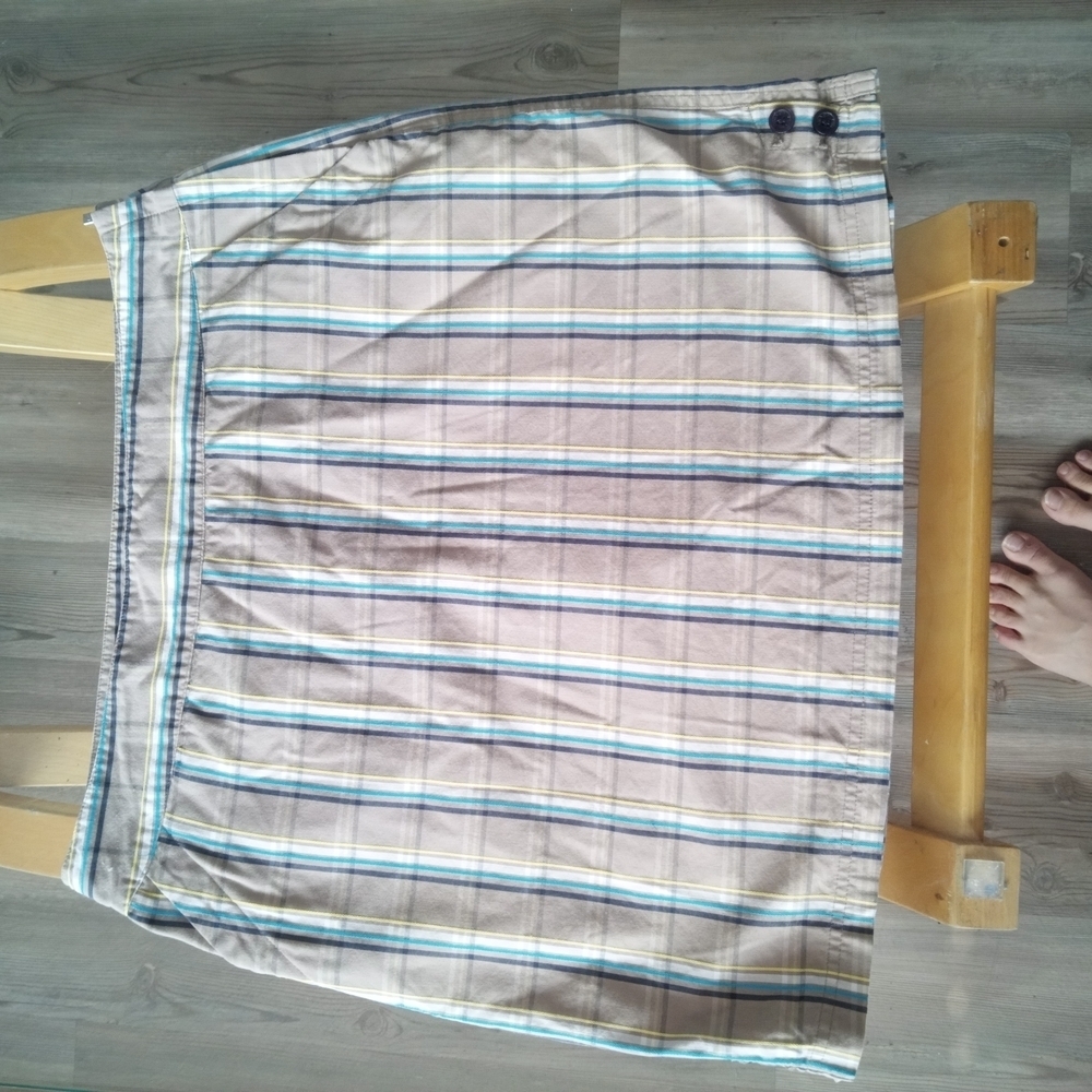 Lija Multicolor Plaid Skirt